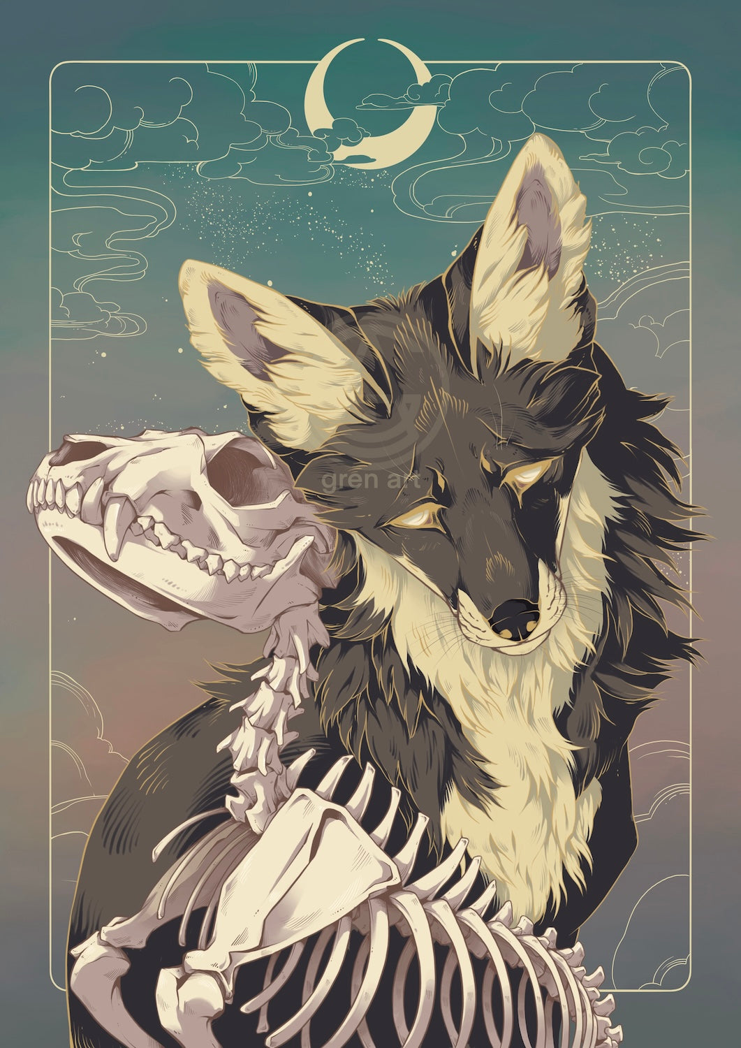 grief Fox – Print