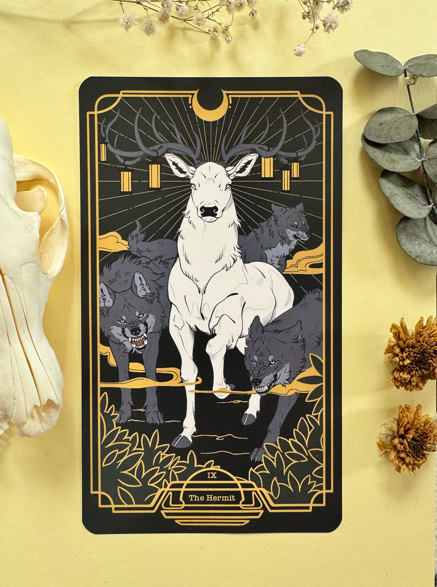 The Hermit – Tarot Print (US)