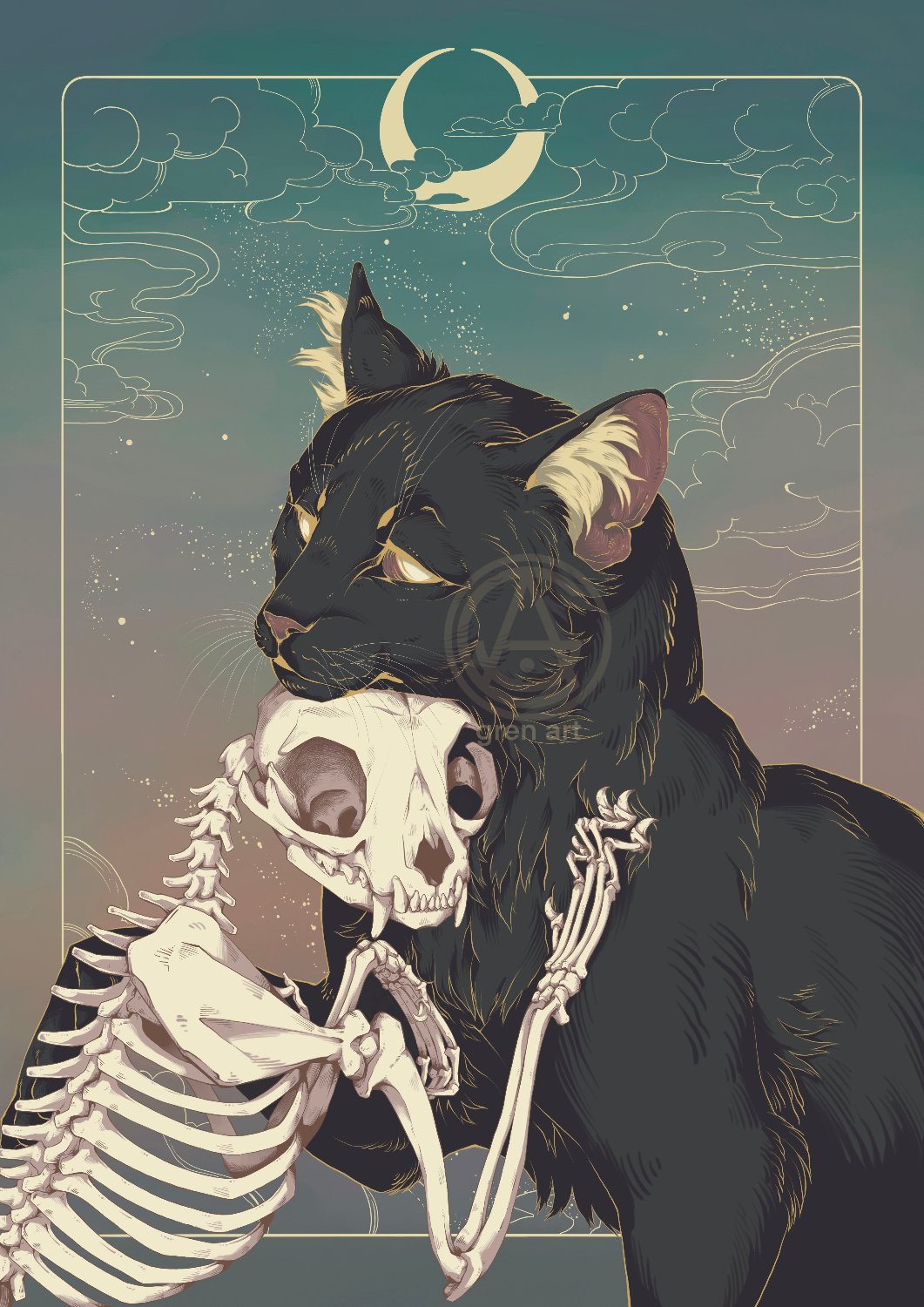 grief I Cat - Print