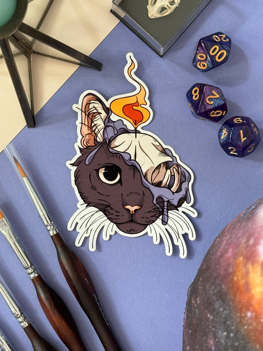 Melting Cat - Sticker