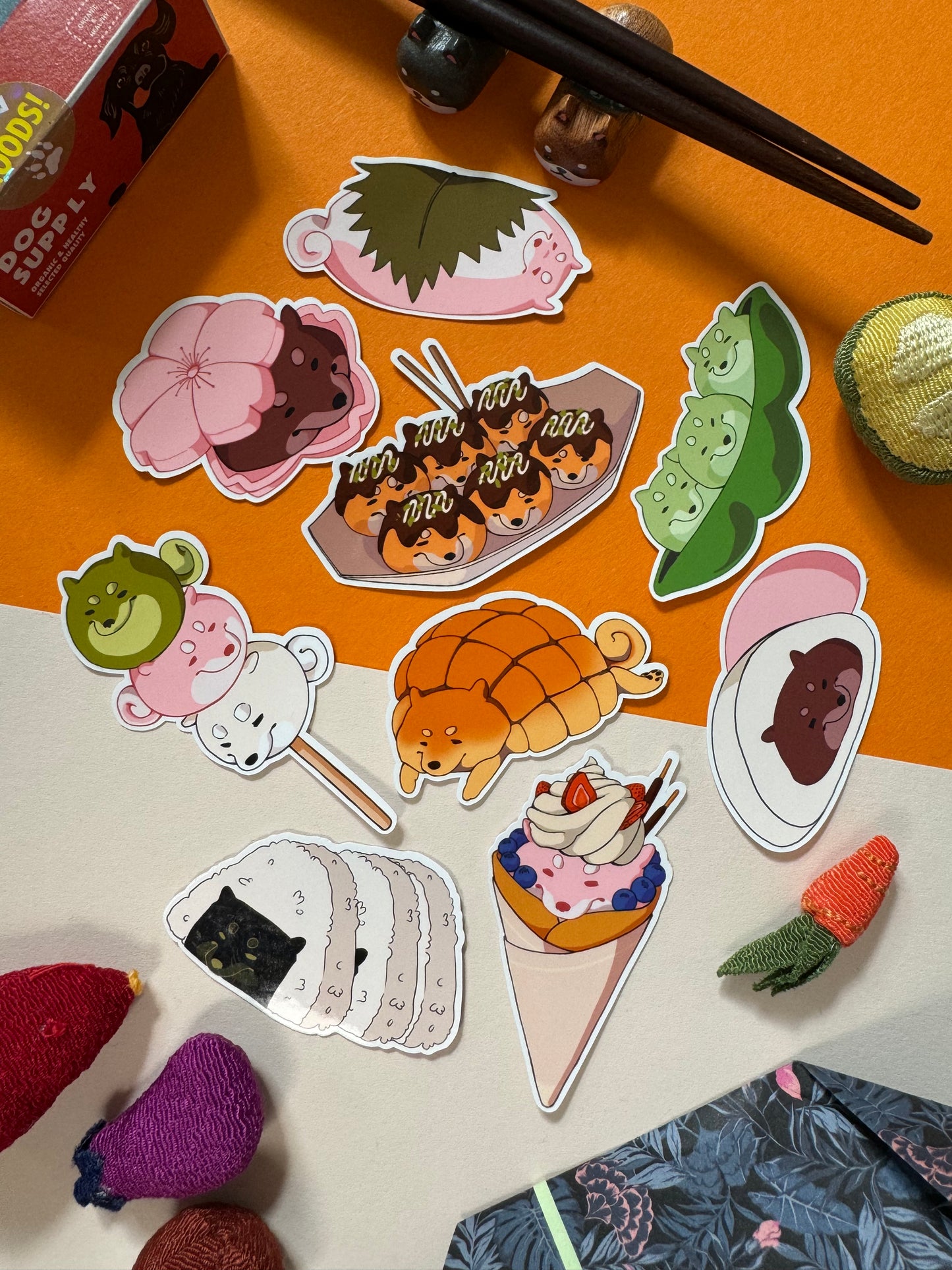 Mochi - Snack Sticker Collection