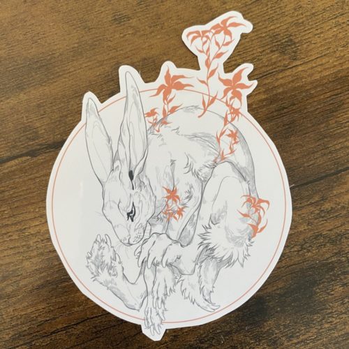 deceased rabbit sticker
