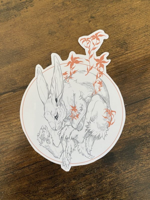 deceased rabbit sticker
