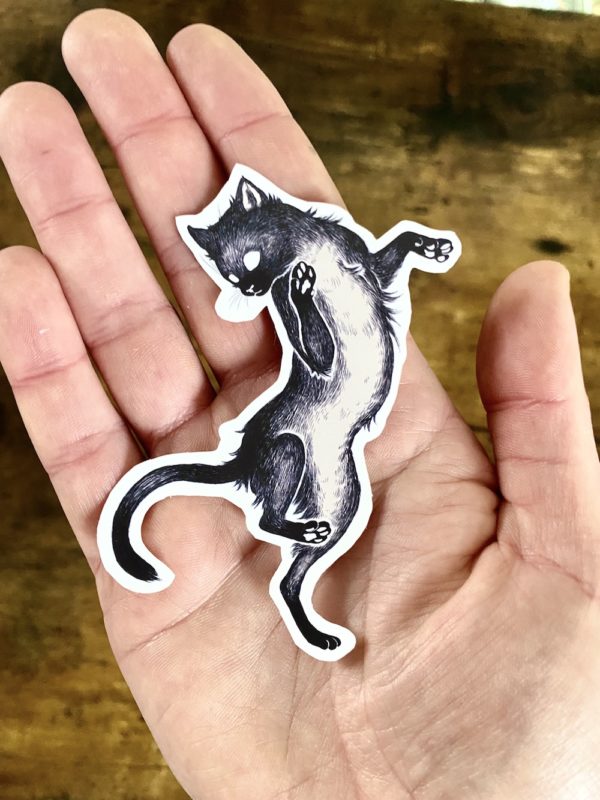 cat halloween sticker product picture