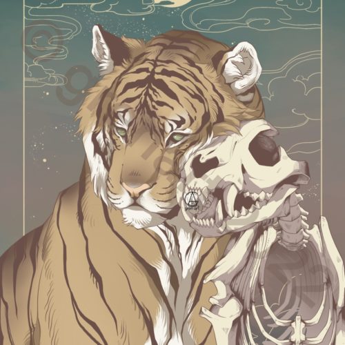 art print tiger