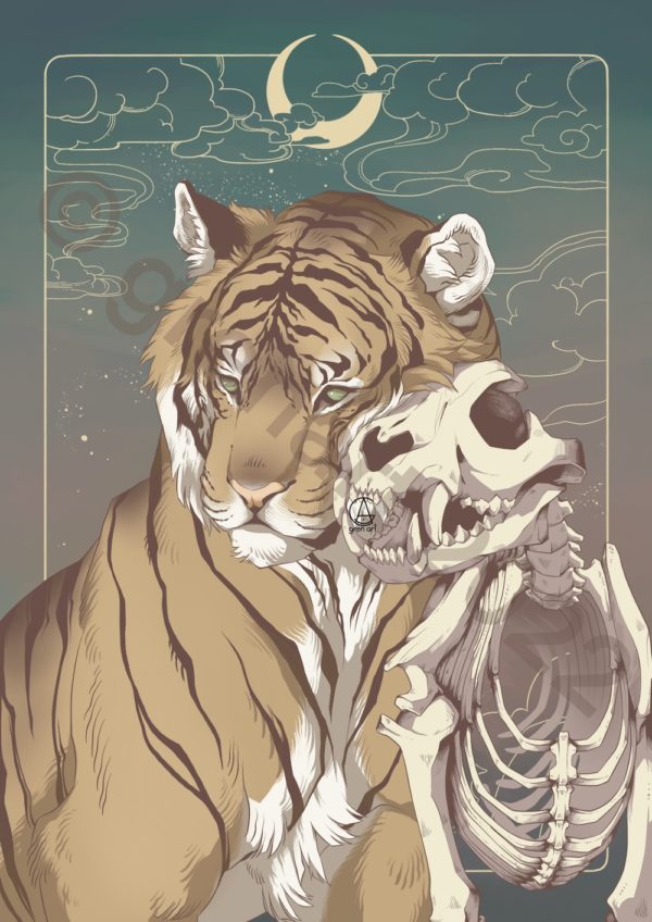 art print tiger